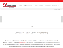 Tablet Screenshot of canplast.com